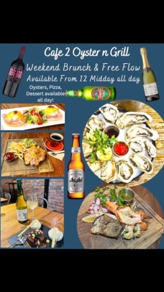 #brunch #freeflow #oysters #oysterbar #steakhouse #pizza #pasta #seafood #cocktails