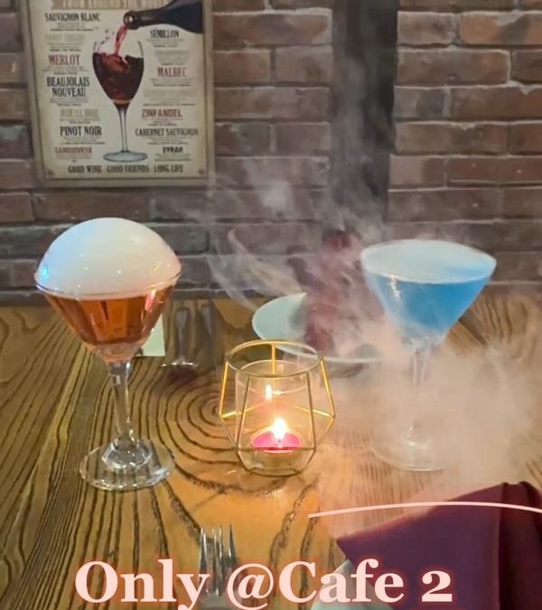 Edible smoke bubbles in a variety of fruit flavours, perched atop your favourite cocktails and the odd dessert, a lovely…